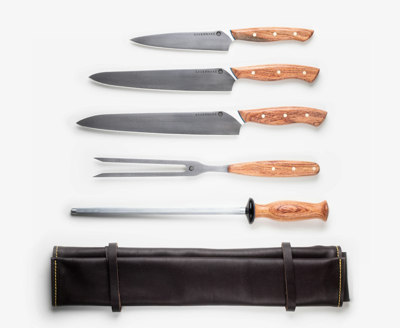 Damascus Pattern Japanese Chef Knife Set 3-Piece